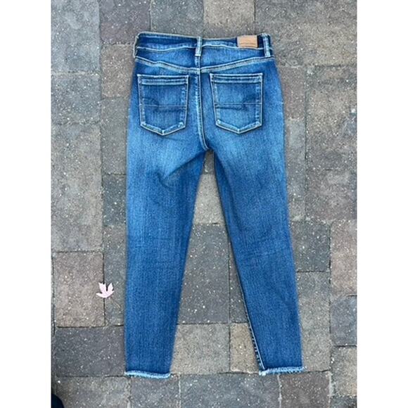American Eagle high rise jegging crop jeans size 6x26 - Picture 4 of 4